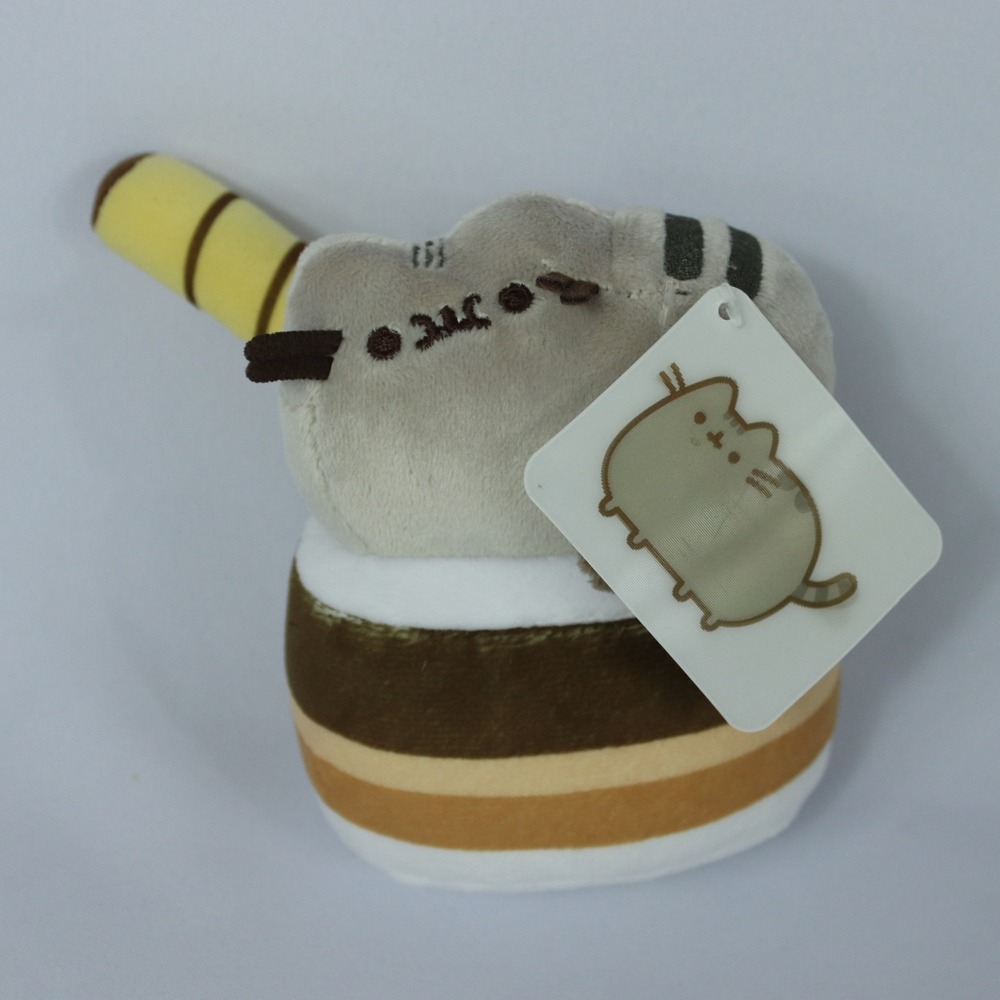 GUND 2022 Pusheen Cat Kitten Affogato Coffee Plush New with Lenticular Tag